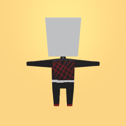 The perosn in red and black