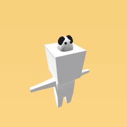 Panda blob hat