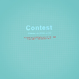 Contest! (No prize sorry)