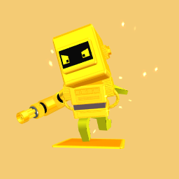 Gold robot real