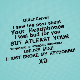 Hey GlitchClever!
