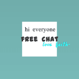 free chat >w<