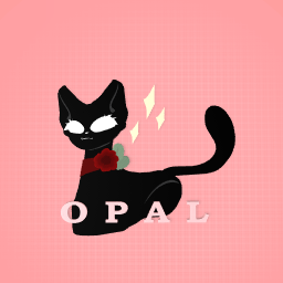 Opal as a cat ♢