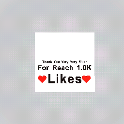 Thank You For 1.0k Likes