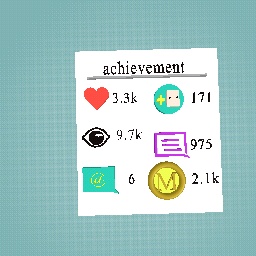 My achievement-U^U