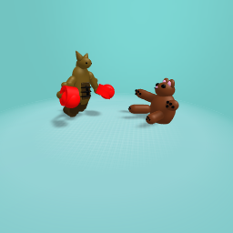 boxing kangaroo vs bear hug