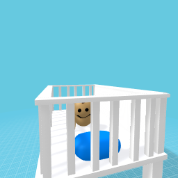 Baby in the crib