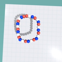 Red, White, and Blue Loki Braclet