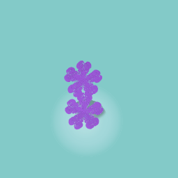 Purple snowflakes