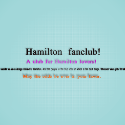 Hamilton Fanclub
