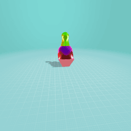 Ginger touched/convenced person molding/icing cup touched/(put) cake