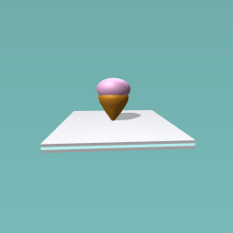 Straberry caramel cone