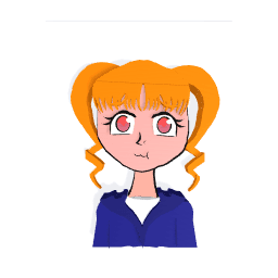 Orange School Girl