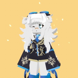 ♡cute white haired - anime girl♡