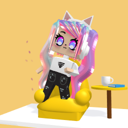 Skin (Cool Girl Listening to Music) (1 Coin Only!)