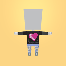 Cute shirt shoes and pants with gloves