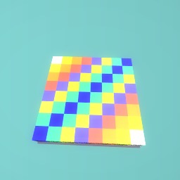 The coloured chess board