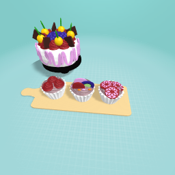 Cake and cupcakes