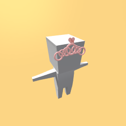 Crown uni rainbow pink heart magic power turn into discuise