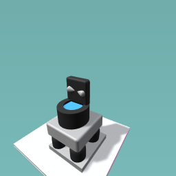 the angry button toilet