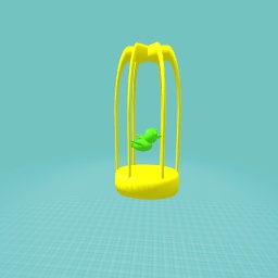 Bird in a birdcage