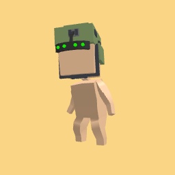 Military helmet v1 Green with night vision