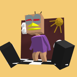 Ozzy the ostrich from Willys Wonderland