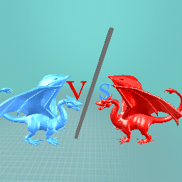 red dragon v\s blue dragon !!!