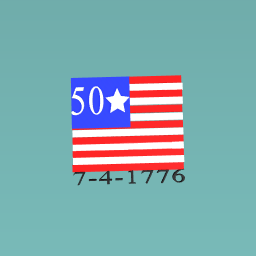 America’s flag and independence date