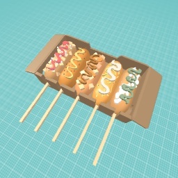Corn dogs for friends!