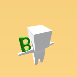 Letter B Shoulder Friend