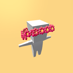 Red Petaled Flower Crown