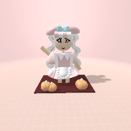 Pinkfeet_Igothacked as a 3D model! (Her halloween outfit)