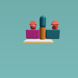 Lamps with a bar and a stands