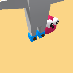 Dear flower shoes and my friend blob!