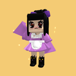 Aphmau in maid outfit super cute xD