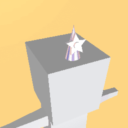 Purple star unicorn horn