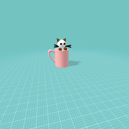 Cat in a mug