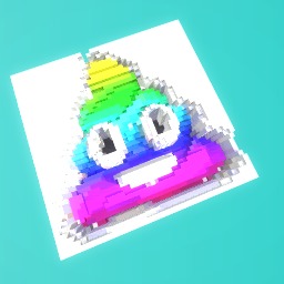 Rainbow poo