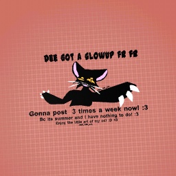 Gonna post more frequent!