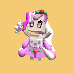 my hair in a ponytail