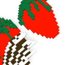 Strawberry and choc dipped strawberry