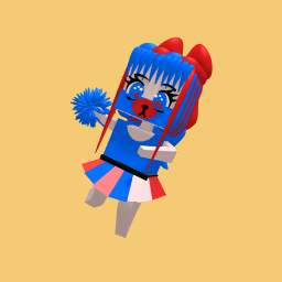 Blue red girl cher leder