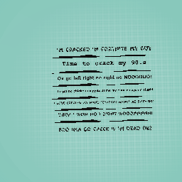 All my cousins says front of me