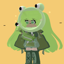 Frog girl(kind of a copy gust chainged it a bit)