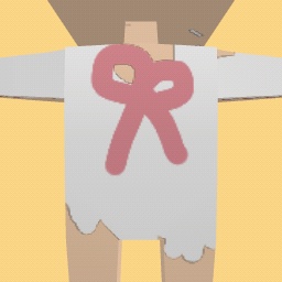 White bow shirt