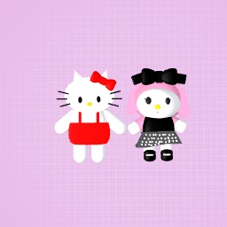 Hello kitty and my melody