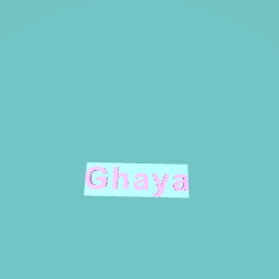Ghaya is my real name