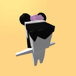 cute hair buns tied with heart headband