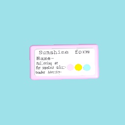 Sunshine form
